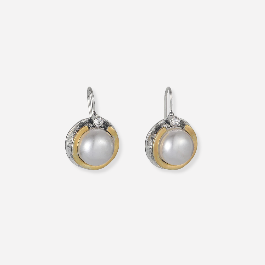 ALBA™ | BOUCLES ACIER & PERLE