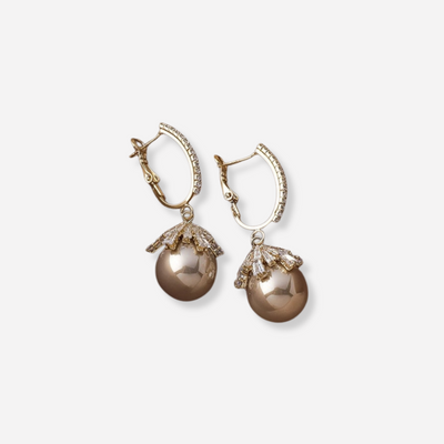 MALIA™ | BOUCLES PENDANTES PERLE