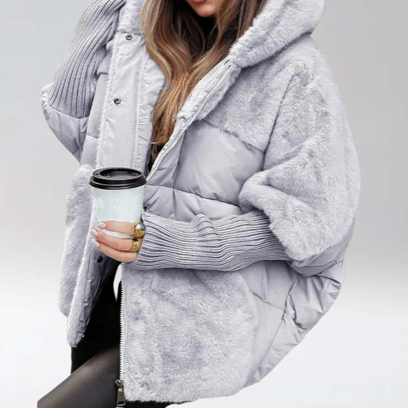 Livia™ | Manteau puffer patchwork