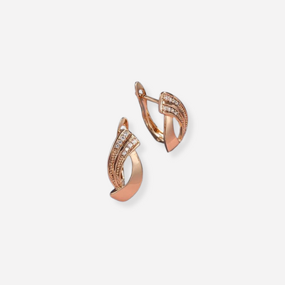 PARIS™ | BOUCLES ÉLÉGANTES OR ROSE