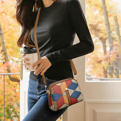 LUNA™ | SAC BANDOULIÈRE PATCHWORK
