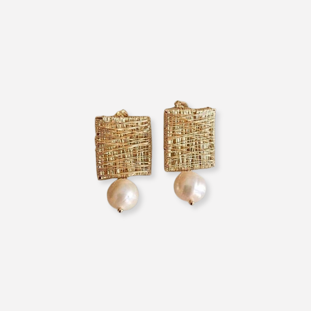 CAMILLE™ | BOUCLES VINTAGE CARRÉES