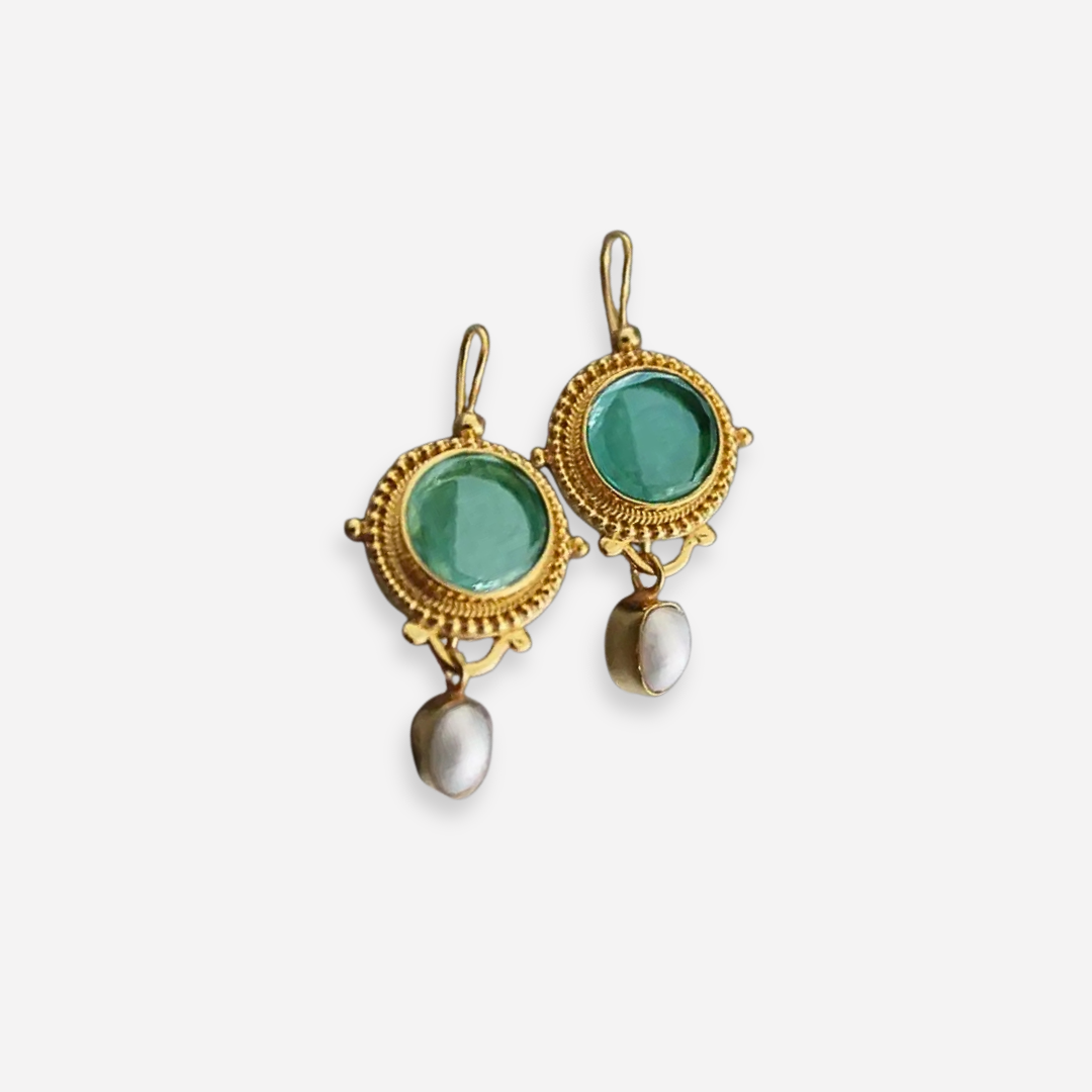 VÉLINE™ | BOUCLES VINTAGE PERLE