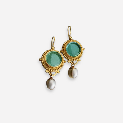 VÉLINE™ | BOUCLES VINTAGE PERLE