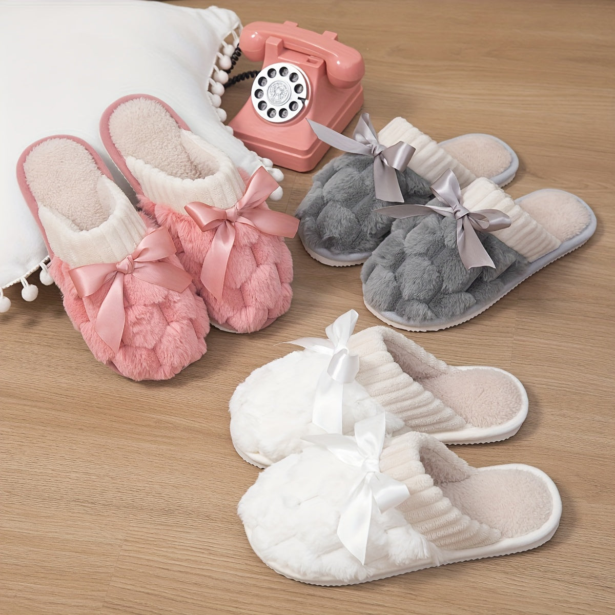 Lilou™ | Chaussons nœud