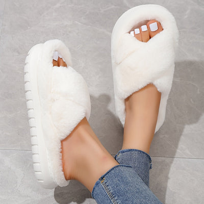 Élodie™ | Chaussons ouverts en laine