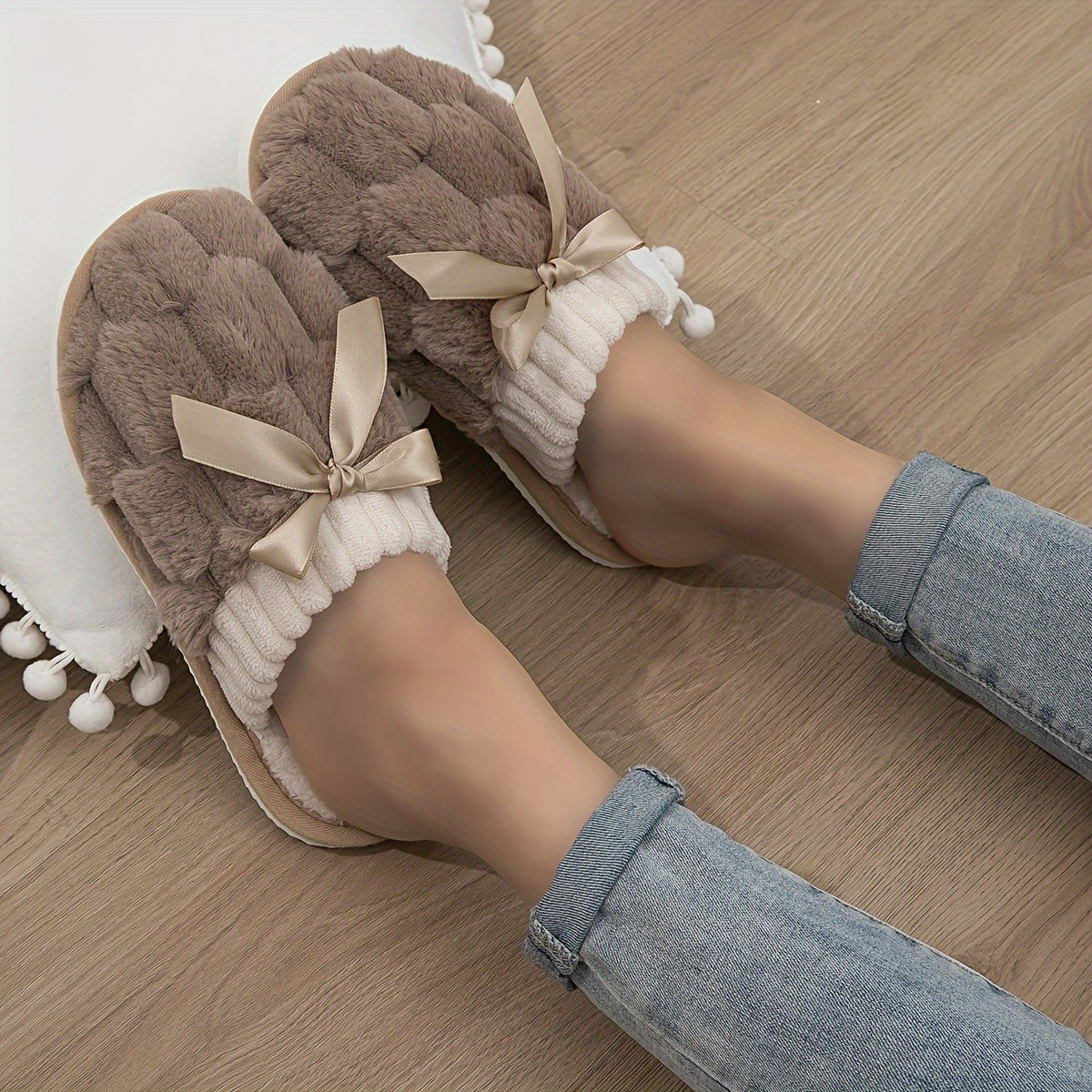 Lilou™ | Chaussons nœud