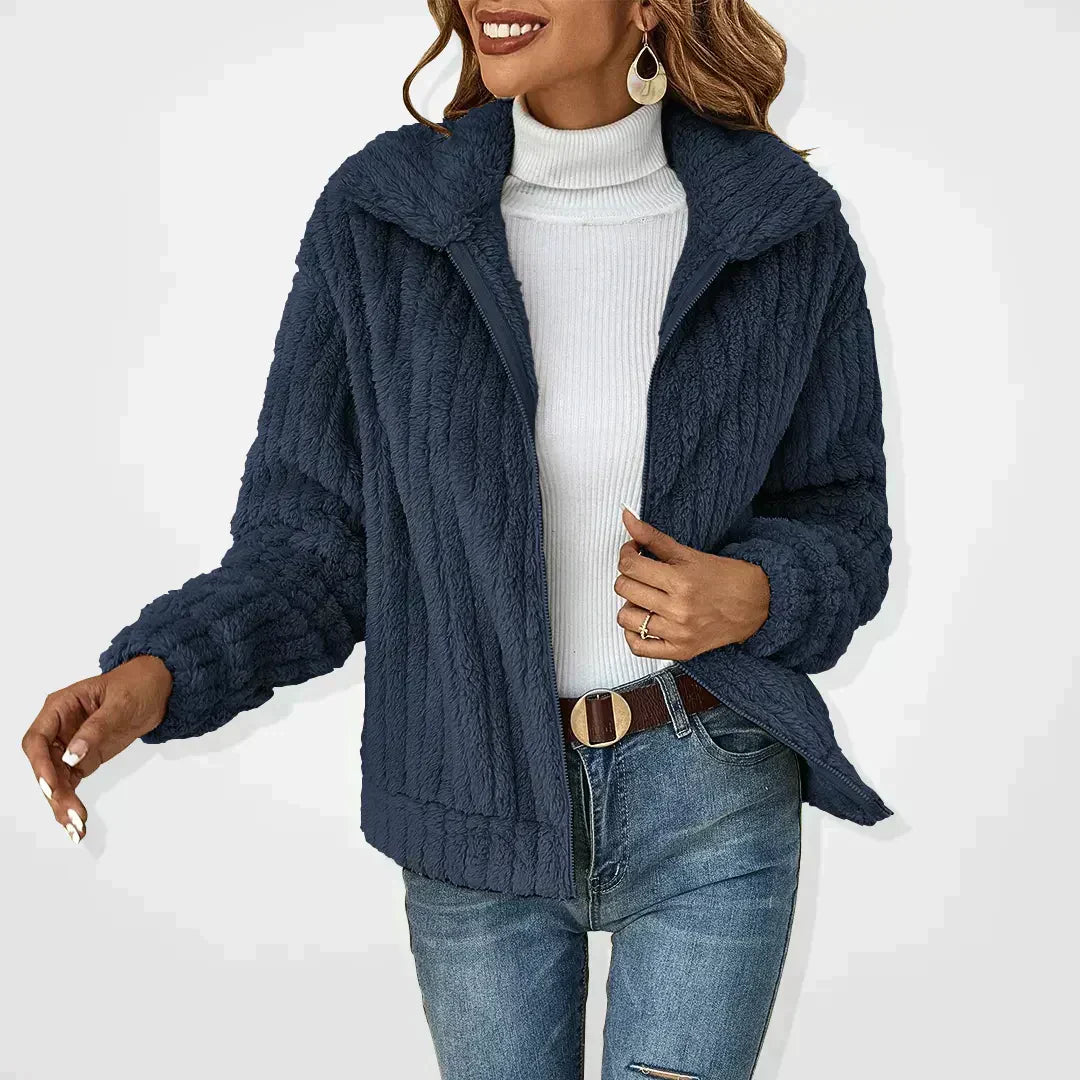 Sveva™ | Cardigan peluche élégant