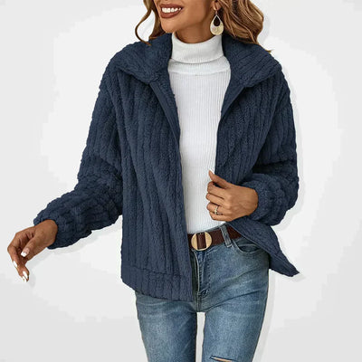 Sveva™ | Cardigan peluche élégant