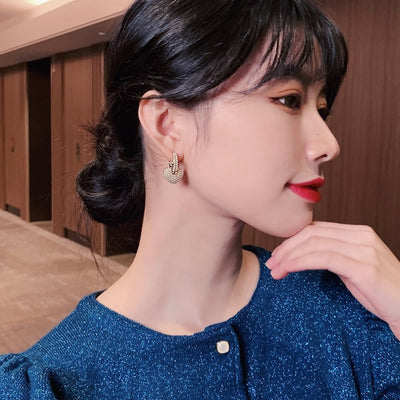 YULI™ | BOUCLES PERLES CŒUR