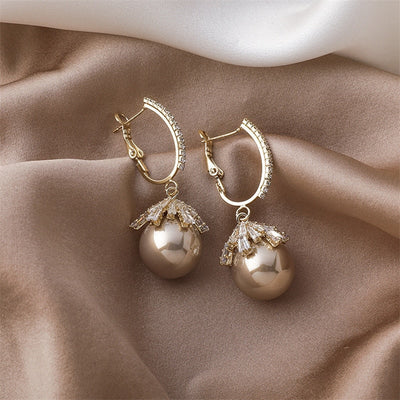 MALIA™ | BOUCLES PENDANTES PERLE