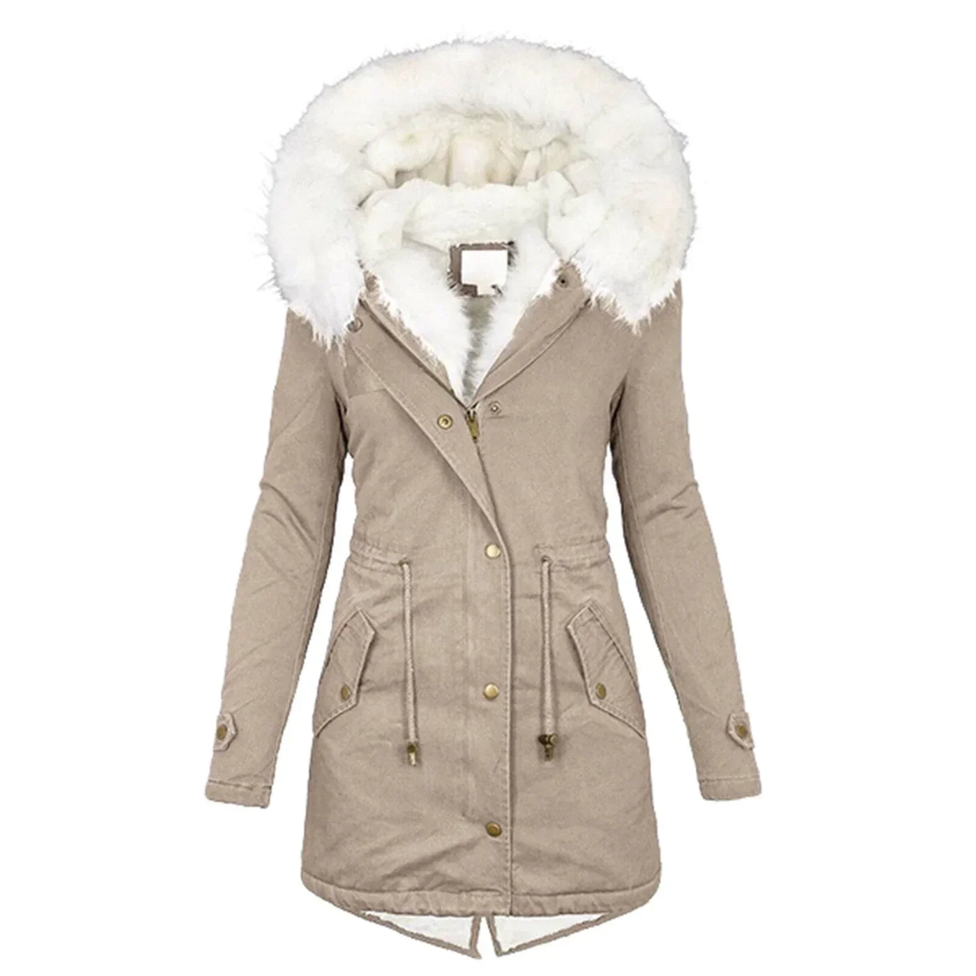 GIULIA™ | MANTEAU DOUBLÉ FOURRURE