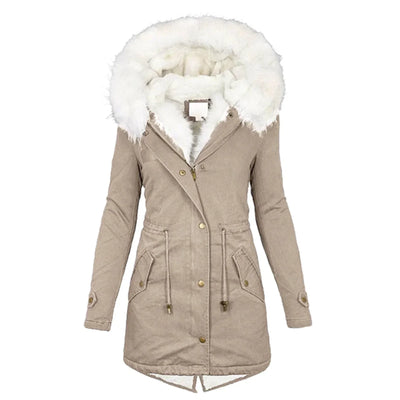 GIULIA™ | MANTEAU DOUBLÉ FOURRURE