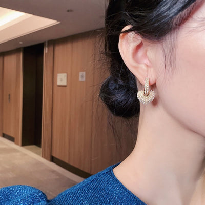 YULI™ | BOUCLES PERLES CŒUR