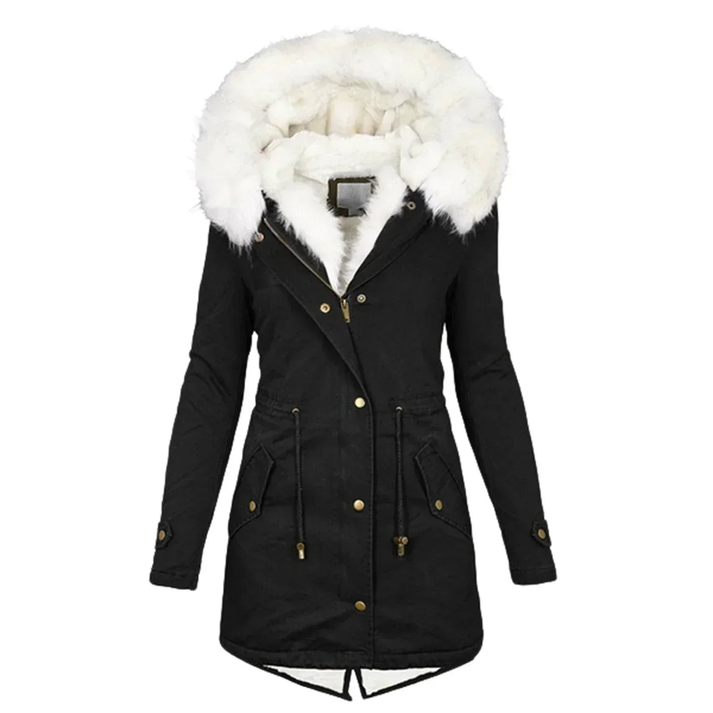 GIULIA™ | MANTEAU DOUBLÉ FOURRURE