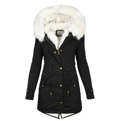 GIULIA™ | MANTEAU DOUBLÉ FOURRURE