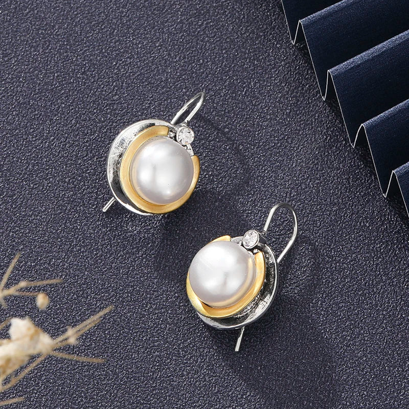 ALBA™ | BOUCLES ACIER & PERLE