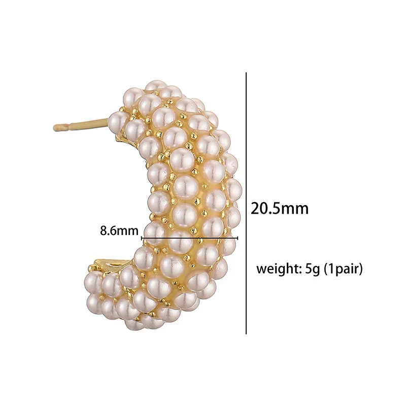 ISABELLE™ | BOUCLES CLASSIQUES PERLE