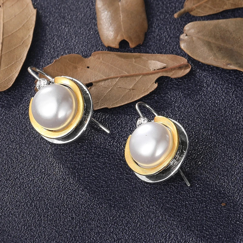 ALBA™ | BOUCLES ACIER & PERLE