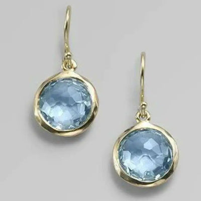 CÉLESTE™ | BOUCLES BLEU CIEL