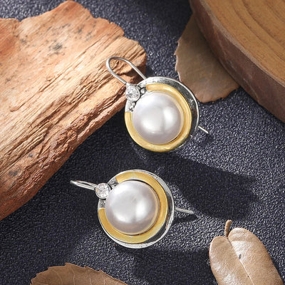 ALBA™ | BOUCLES ACIER & PERLE