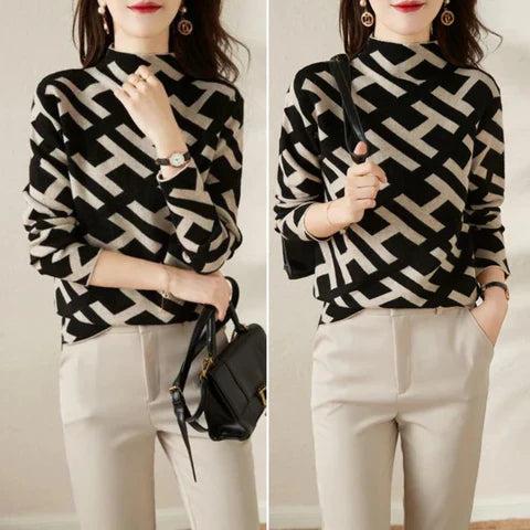 LAURA™ | PULL GÉOMÉTRIQUE