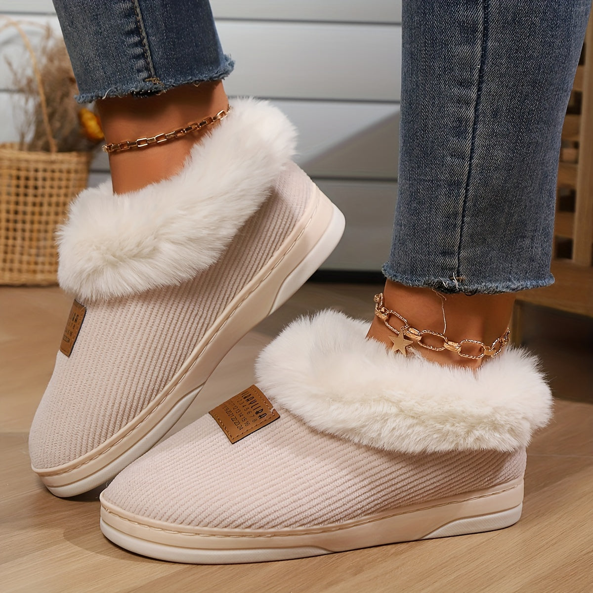 Ronja™ | Chic Pantoufles en laine