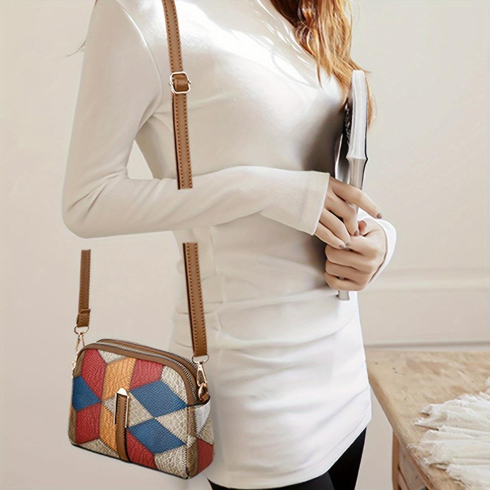 LUNA™ | SAC BANDOULIÈRE PATCHWORK