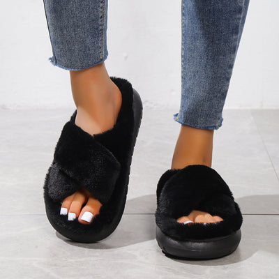 Élodie™ | Chaussons ouverts en laine