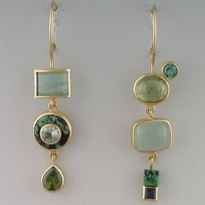 ÉMERAUDE™ | BOUCLES VINTAGE VERTES