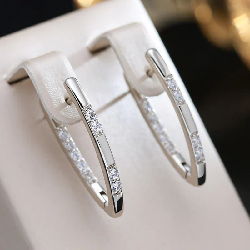 SYLVIA™ | BOUCLES ÉLÉGANTES ZIRCON