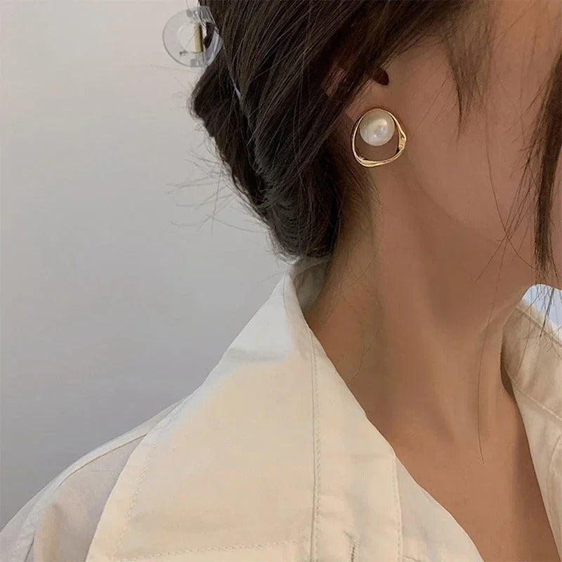FABIENNE™ | BOUCLES VINTAGE PERLES