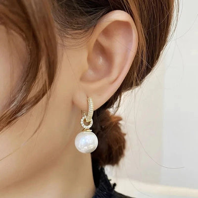 MILA™ | BOUCLES ÉLÉGANTES PERLE