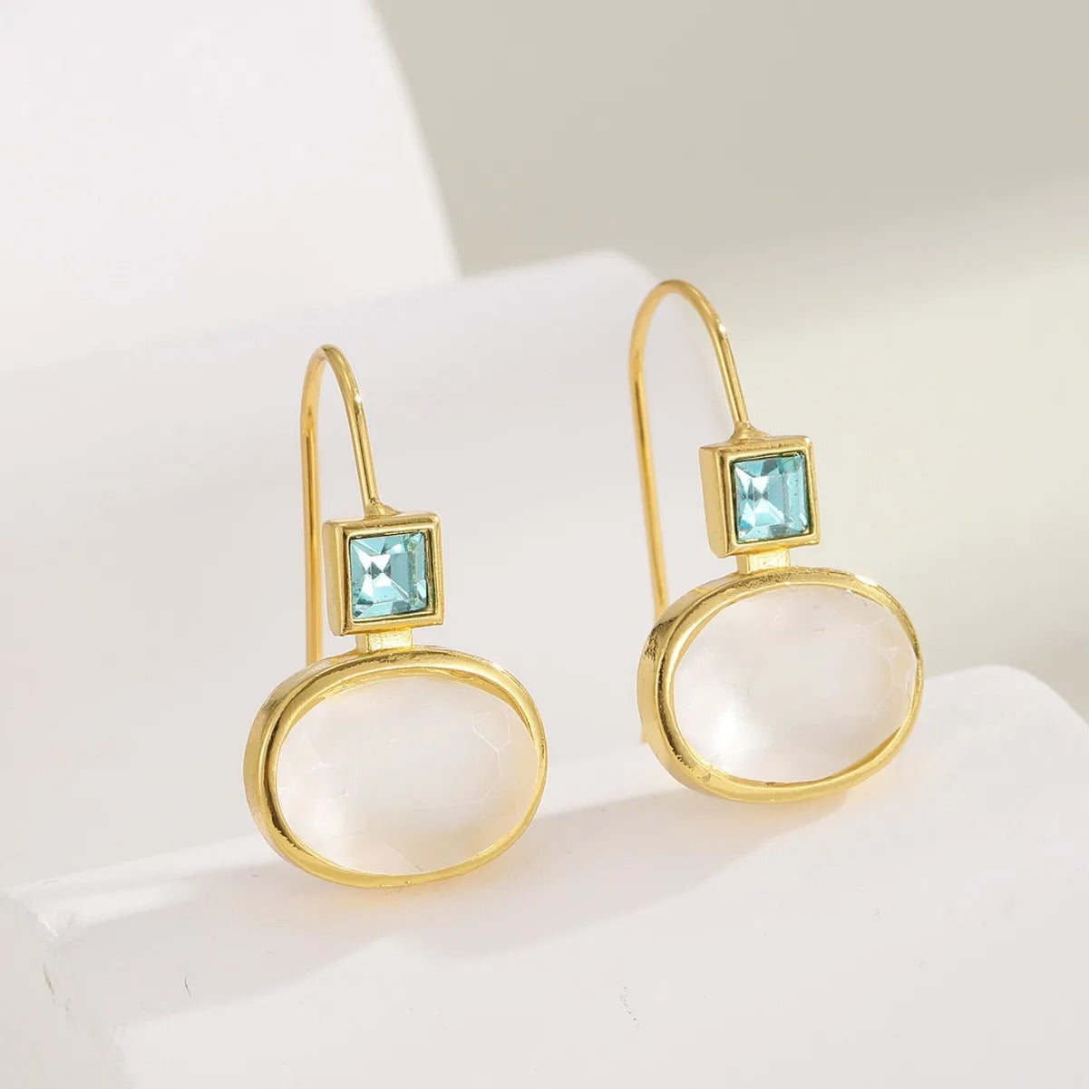 ÉDITH™ | BOUCLES VINTAGE CRISTAL