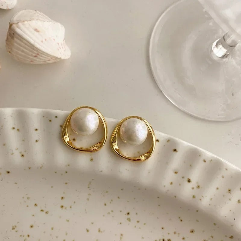 FABIENNE™ | BOUCLES VINTAGE PERLES