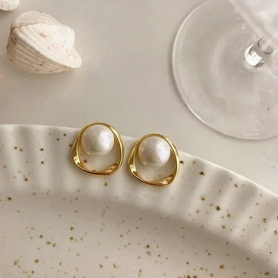 FABIENNE™ | BOUCLES VINTAGE PERLES