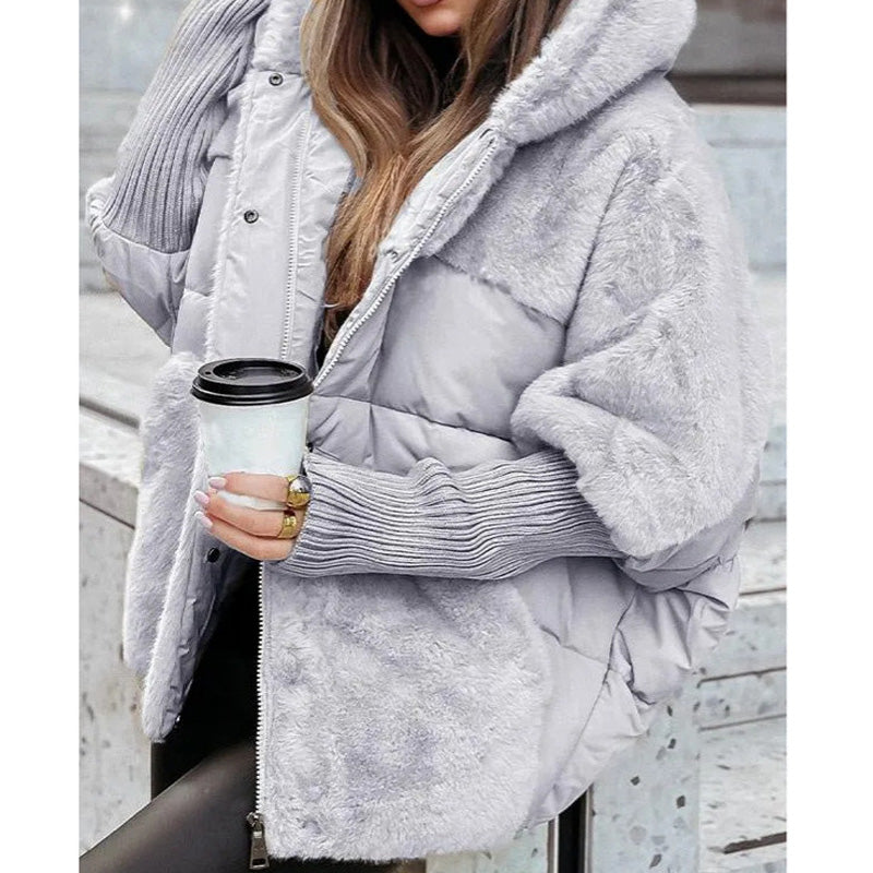 Livia™ | Manteau puffer patchwork